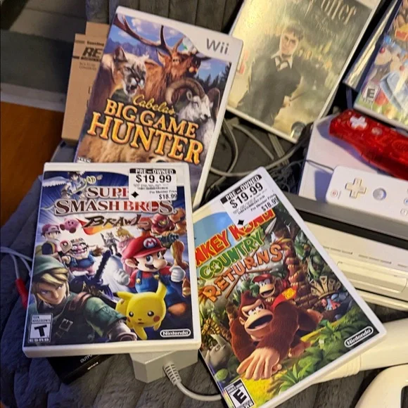 Nintendo Wii Console Bundle w/ 2 Remotes and TONS of extras/8 games WORKS GREAT - Picture 7 of 13